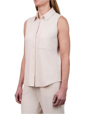 Kersh - Women's Textured Sleeveless Blouse